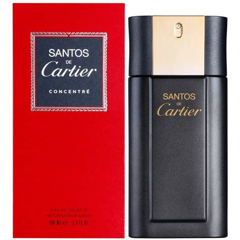 eau de cartier concentree 100 ml|santos de cartier concentree men.